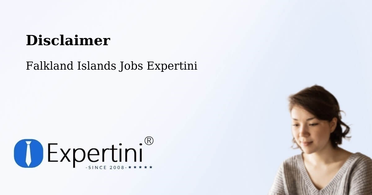 Disclaimer – Falkland Islands - Falkland Islands Jobs Expertini